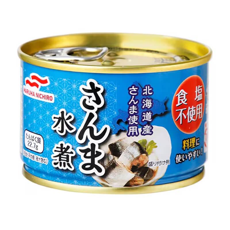 umios [24缶セット]マルハニチロ さんま水煮 食塩不使用 150g 送料無料