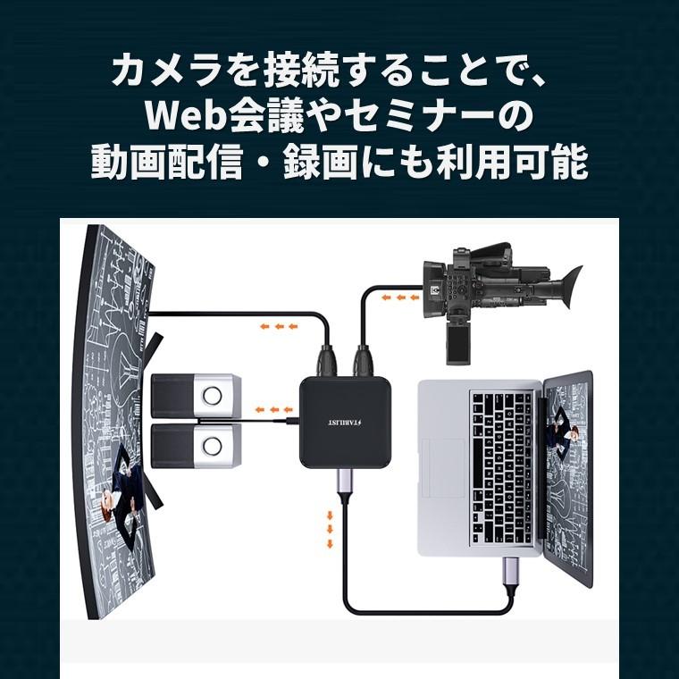 キャプチャーボード switch対応 hdmi ps4 usb mac パススルー 4k