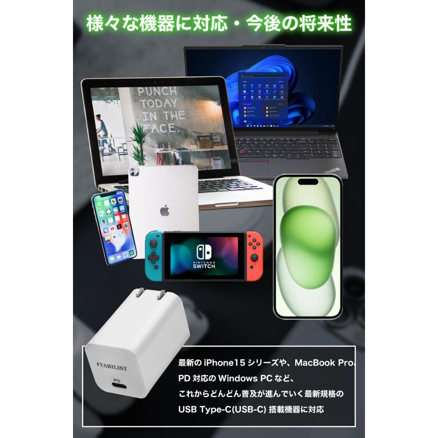 PD 急速充電器 USB 65W シングルポート GaN 折畳み PSE認証済 Type-C