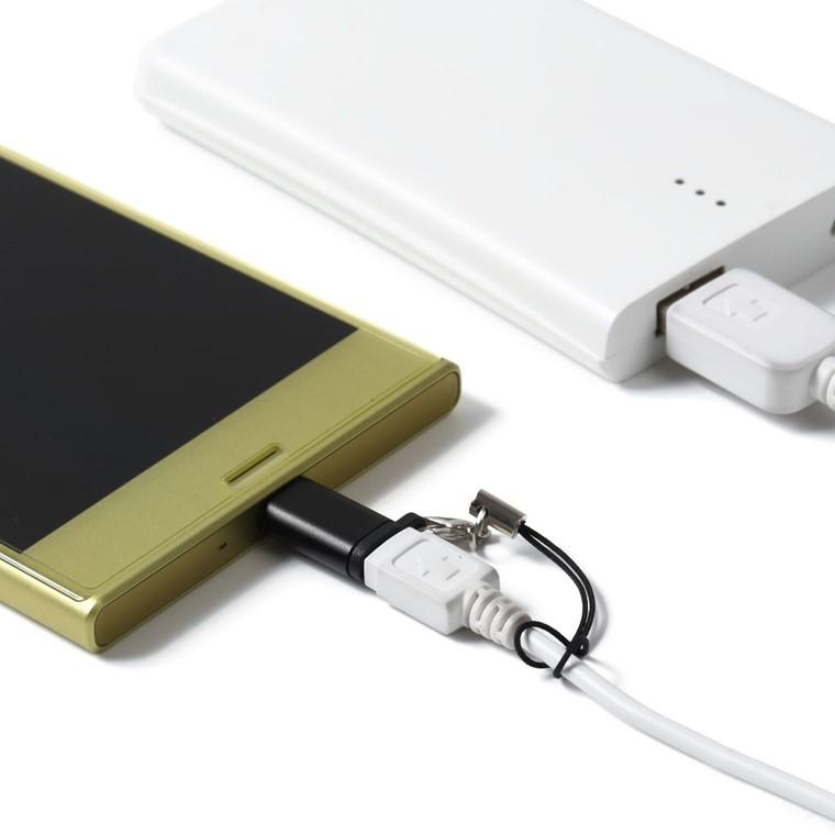 USB Type-C 変換アダプタ 4個セット ストラップ付属 micro to USB Type-C 変換アダプタ 4個セット ストラップ付属 micro to