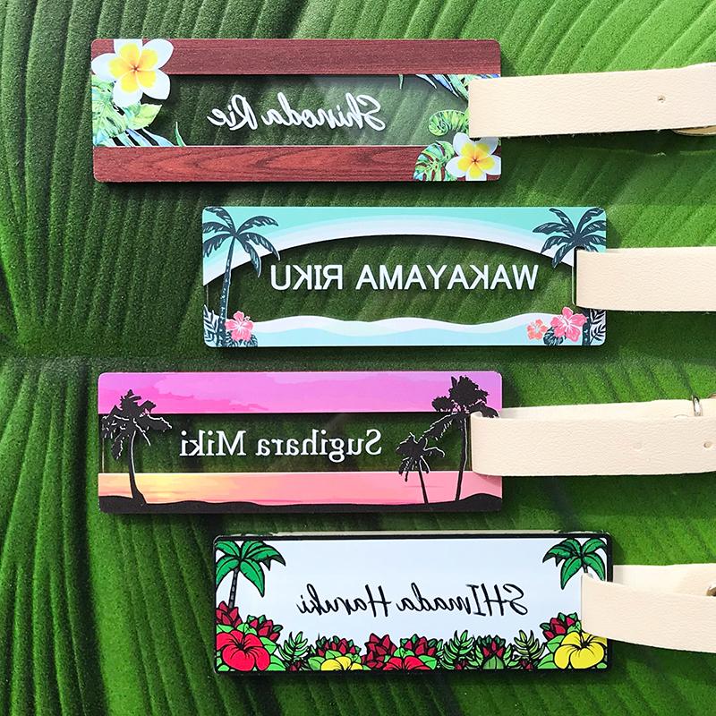 レア！美品！ハワイアンオープン　ネームタグ　ゴルフ　ハワイ　ネームプレート 楽天市場】【アクリルネームプレート/ハワイアンシリーズ