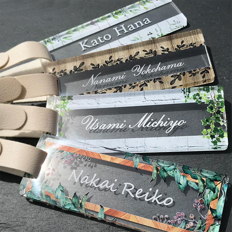 アクリルネームプレート/ナチュラルシリーズ】ゴルフネームタグ ゴルフ