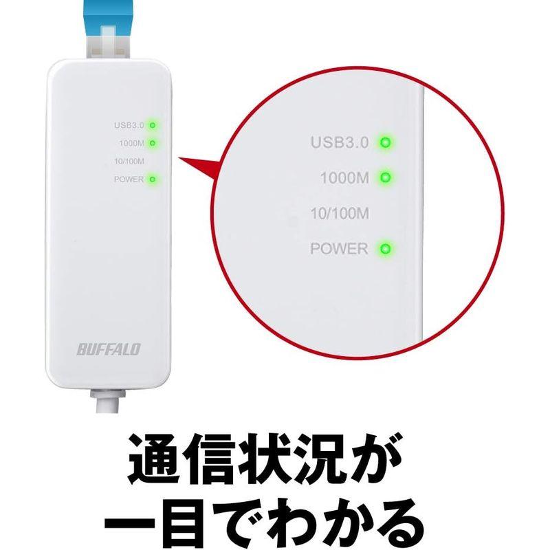 BUFFALO 有線LANアダプター LUA4-U3-AGT Giga USB3.0対応 Nintendo Switch動作確認済み機器｜savoia｜05