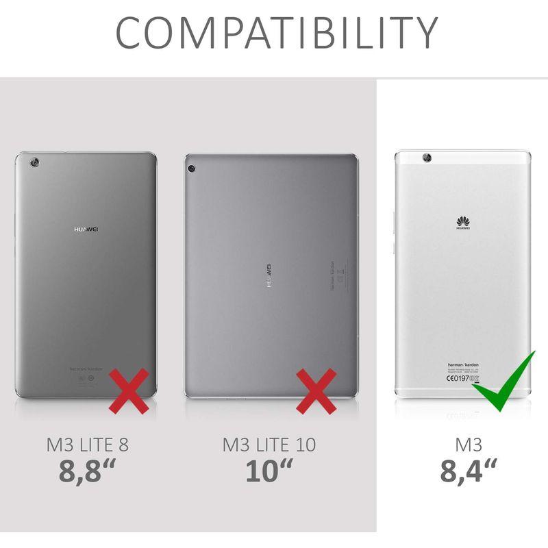 kwmobile Huawei MediaPad M3 8.4 用 ケース - タブレットカバー - スエード 保護ケース スタンド付き レ｜savoia｜02