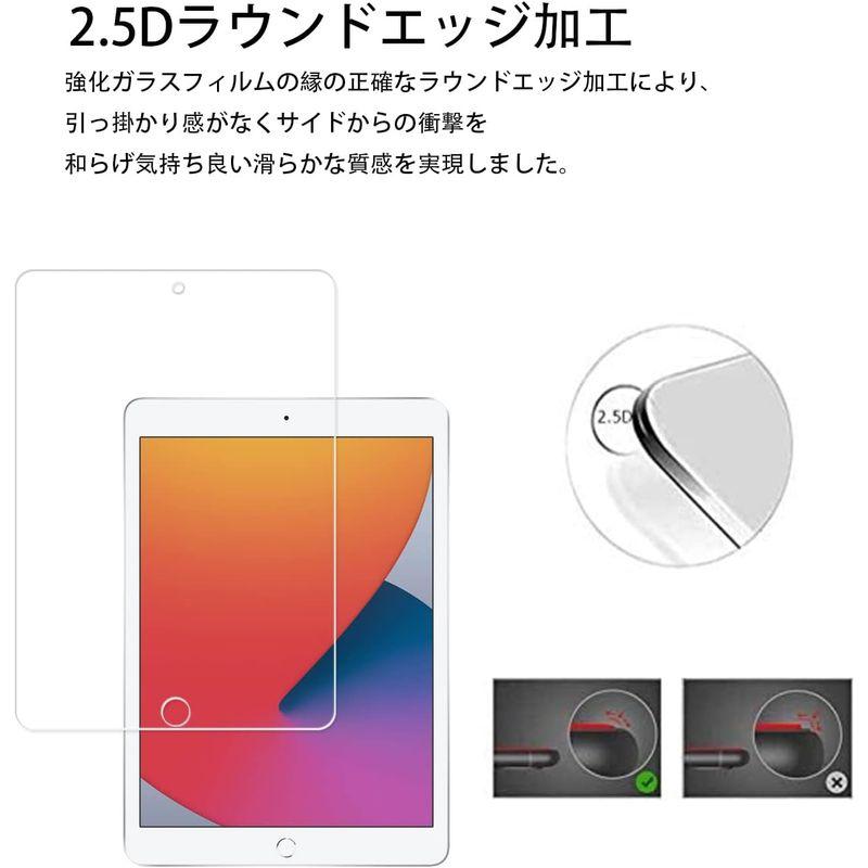 2枚セットガイド枠付き KPNS 日本素材製 強化ガラス ipad 10.2 フィルム 9世代 2021 8世代 2020 7世代 2019｜savoia｜04