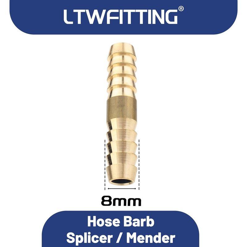 LTWFITTING 二方型同径 ホース継手 両口直径8mm 銅管継手スプライサー ストレートホース継手 (5個入)｜savoia｜05