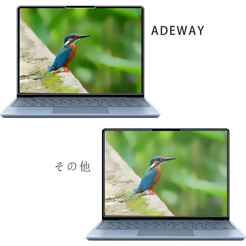 Adeway Microsoft Surface Laptop Go 3/2/1 ガラス保護フィルム 12.4Inch U型 9H硬度 高透｜savoia｜06