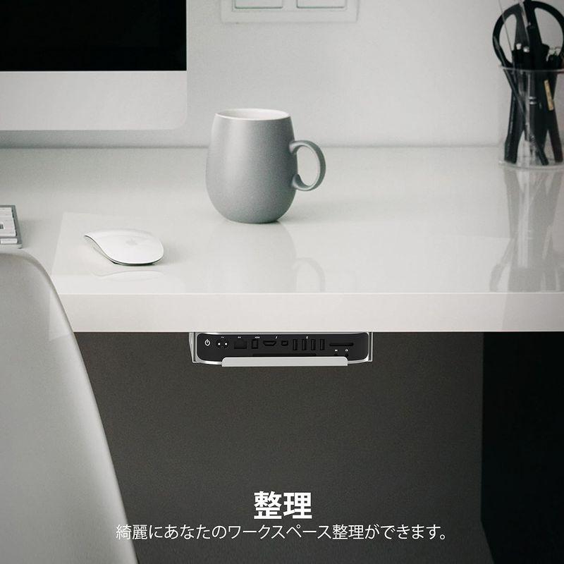 Sabrent Mac Mini用VESAマウント、デスク下マウント 「シルバー」(BK-MACM)｜savoia｜02