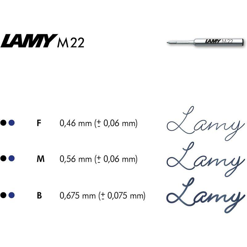 LAMY ラミー 詰め替えインク ボールペン 油性 替芯 ペン先F(細字) ブラック LM22BK F ピコ スクリブル アルミニ用 正規輸｜savoia｜04