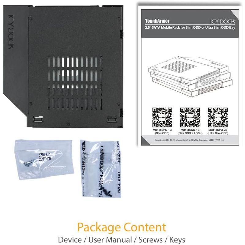 ICY DOCK ユニバーサル 12.7mm ウルトラスリム CD/DVD-ROM 光学ベイ 2nd HDD SSD ノートパソコン - S｜savoia｜07