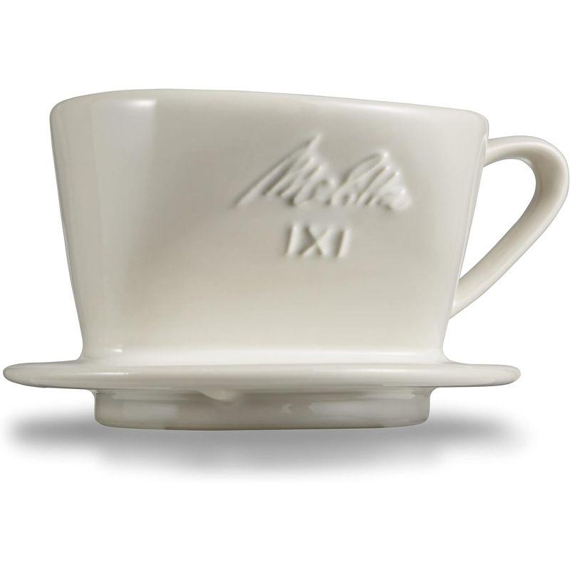 メリタ Melitta コーヒー ドリッパー 陶器製 日本製 計量スプーン付き 1~2杯用 ホワイト 陶器フィルターシリーズ SF-T1×1｜savoia｜05