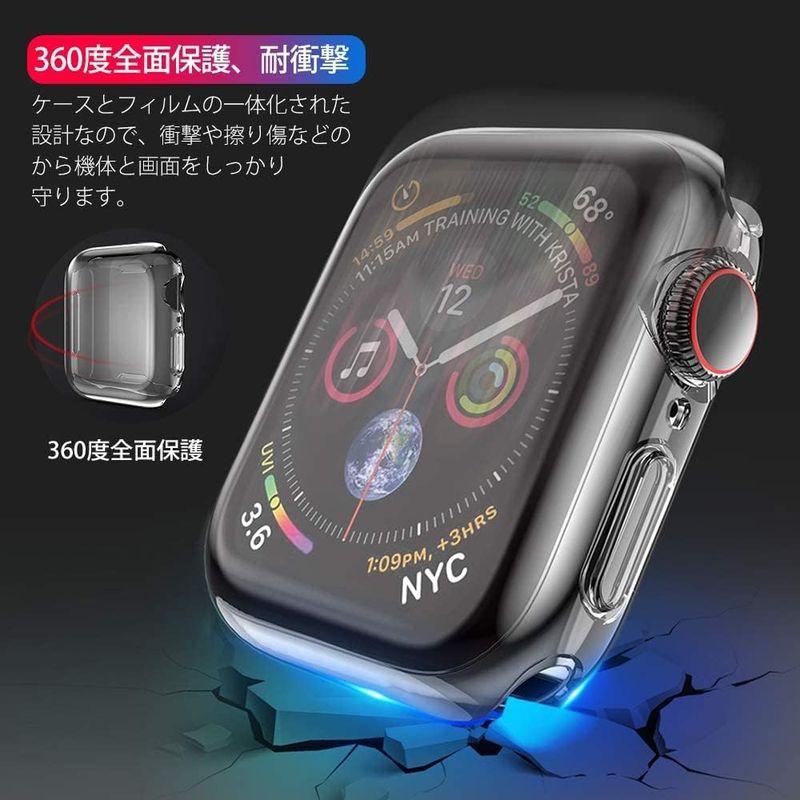 HOCO for Apple Watch Series 5/4 ケース アップルウォッチ カバー 40mm メッキ PC素材 軽量超簿 耐衝｜savoia｜08