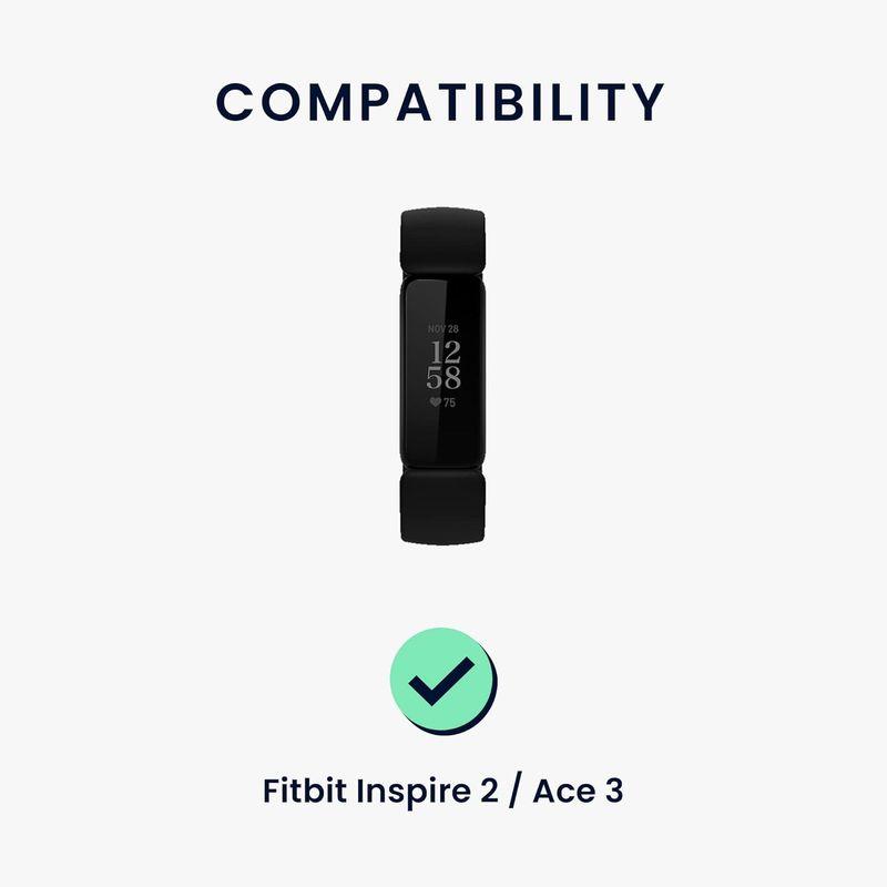 対応: Fitbit Inspire 2 / Ace 3 交換 アームバンド - 2x TPU シリコン バンド Sサイズ アンティークピン｜savoia｜03