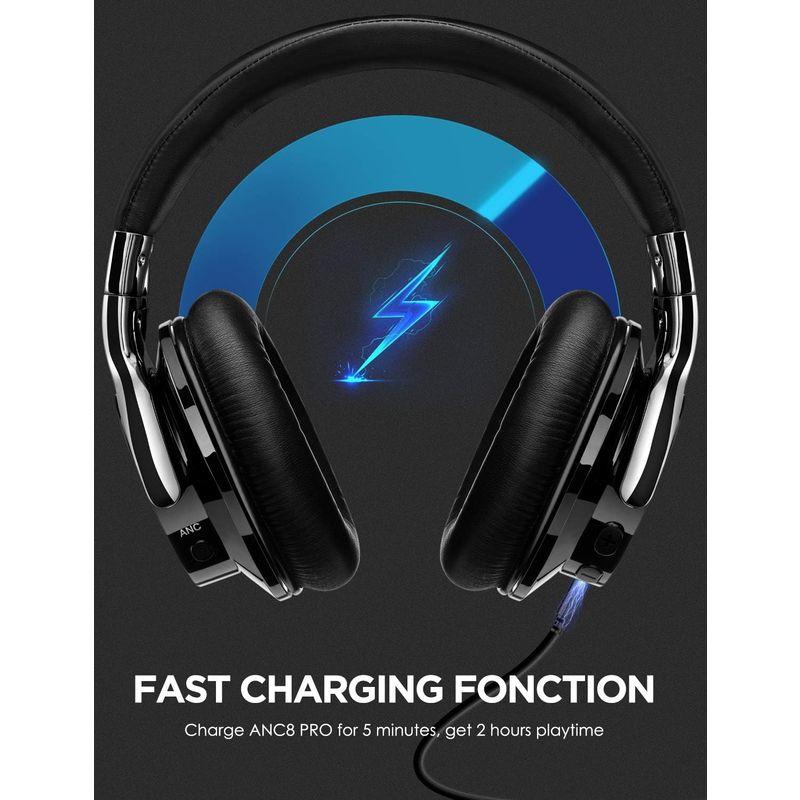 AUSDOM ANC8 PRO Active Noise Cancelling Headphones Bluetooth 5.0 with｜savoia｜02