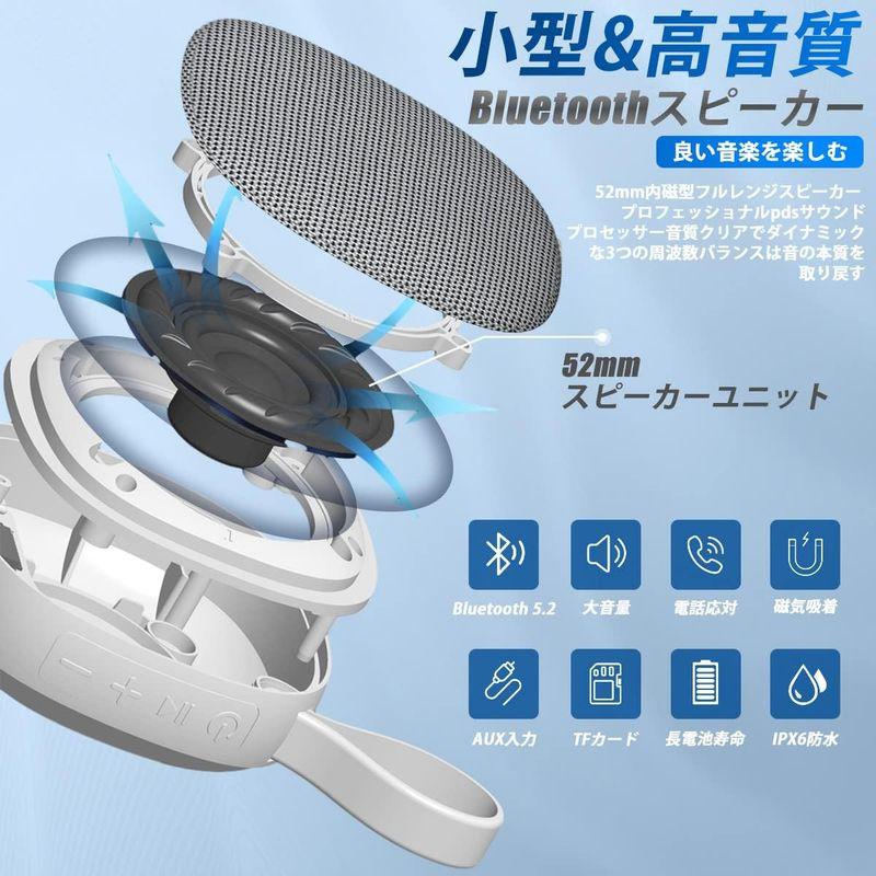 2023新設計&大音量Uandear Bluetoothスピーカー IPX67防水?|?ブルートゥーススピーカー 小型 - ミライ スピーカ｜savoia｜07