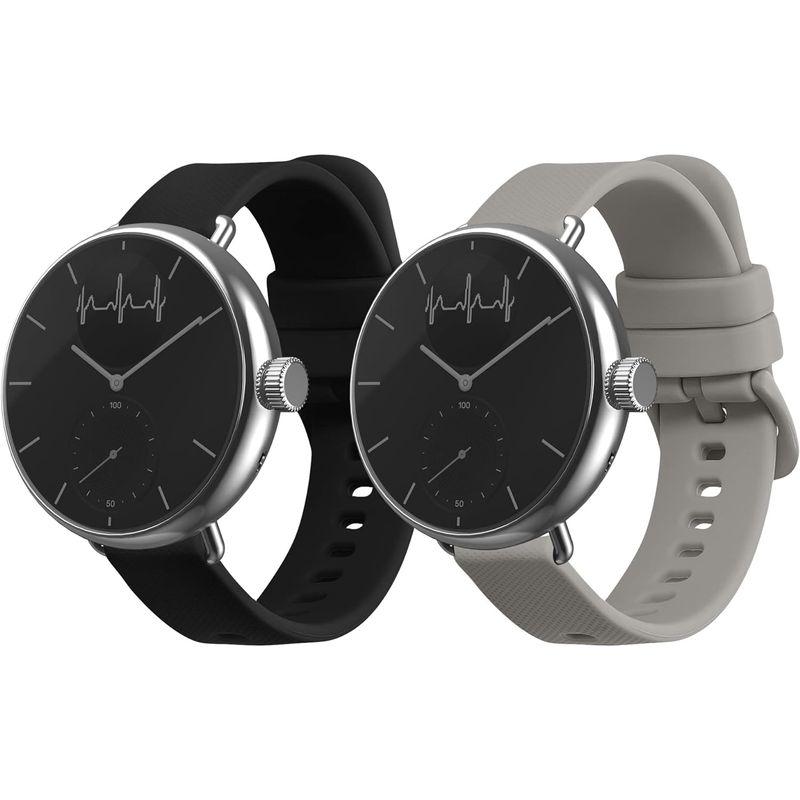 2x 交換ベルト 対応: Withings ScanWatch 38mm / Steel HR 36mm / Move ECG バンド -｜savoia｜09
