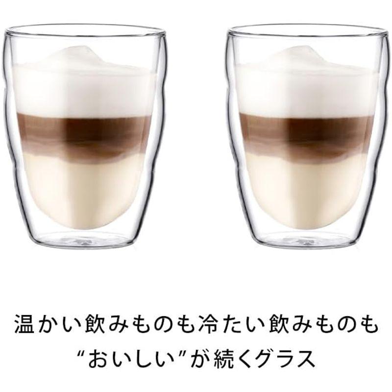 BODUM ボダム グラス コップ タンブラー PILATUS ピラトゥス ダブルウォール グラス 250ml 250ml 2個セット 保温｜savoia｜07