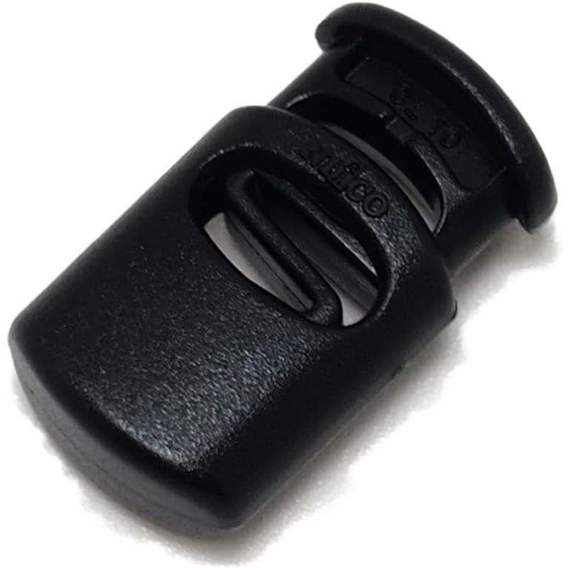 NIFCOコードストッパー(黒)(紐留め) アウトドア/バッグパーツ