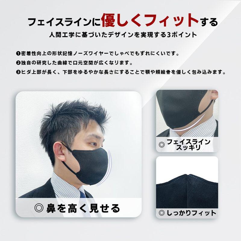 GINZA STYLE 大きめ マスク 日本製 フェイスマスク 30枚入