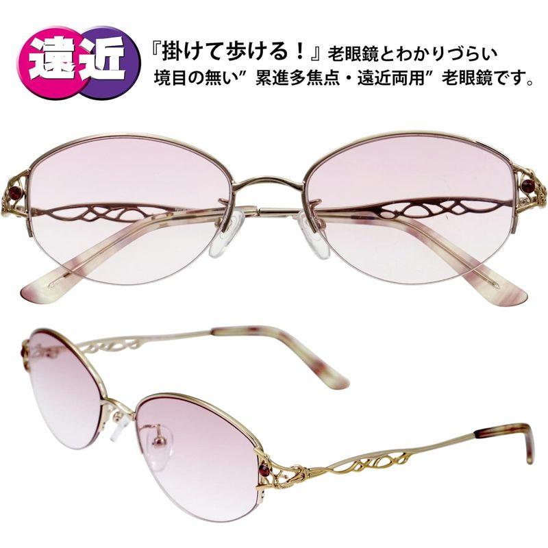 高級老眼鏡5点　レディース シニア”愛”クラブ senior eye club SAW363RD400 老眼鏡 眼鏡 4.0