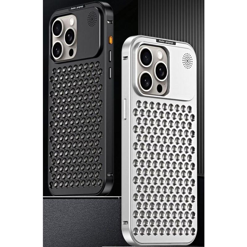 Sursuni iPhone 15 Pro Max 用 ケース アルミ 散熱 カバー バンパー Mac Pro 仕様 香水 薫り アイフォン｜savoia｜02