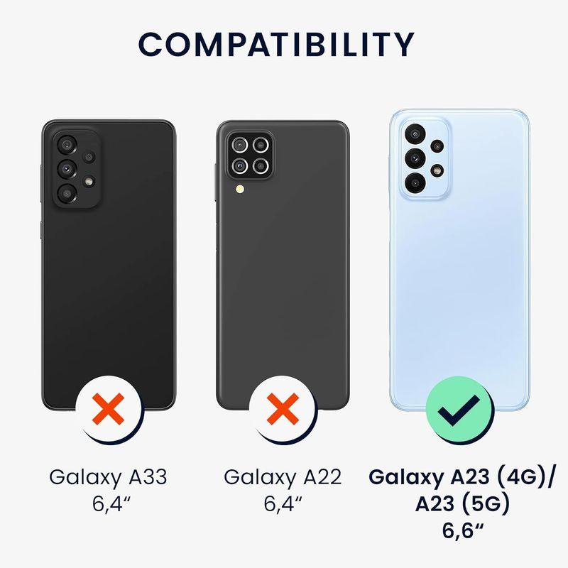 kwmobile スマホケース 対応: Samsung Galaxy A23 4G / 5G ケース - 耐衝撃 滑り止め ソフト TPU｜savoia｜07