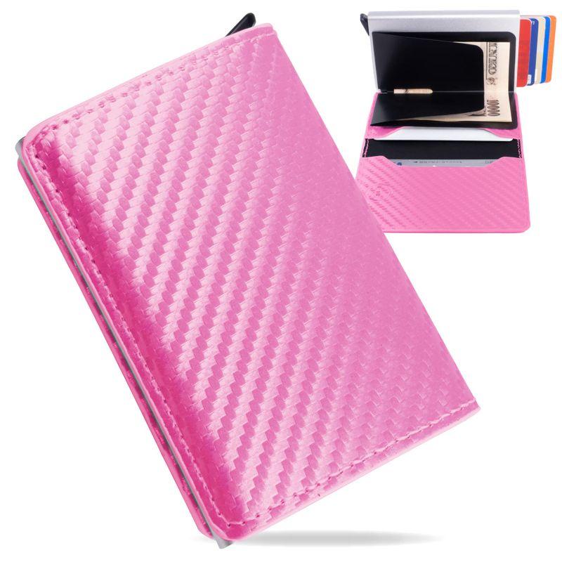 BE8 磁気防止クレカケース 領収書 マネークリップ パスケース 軽量