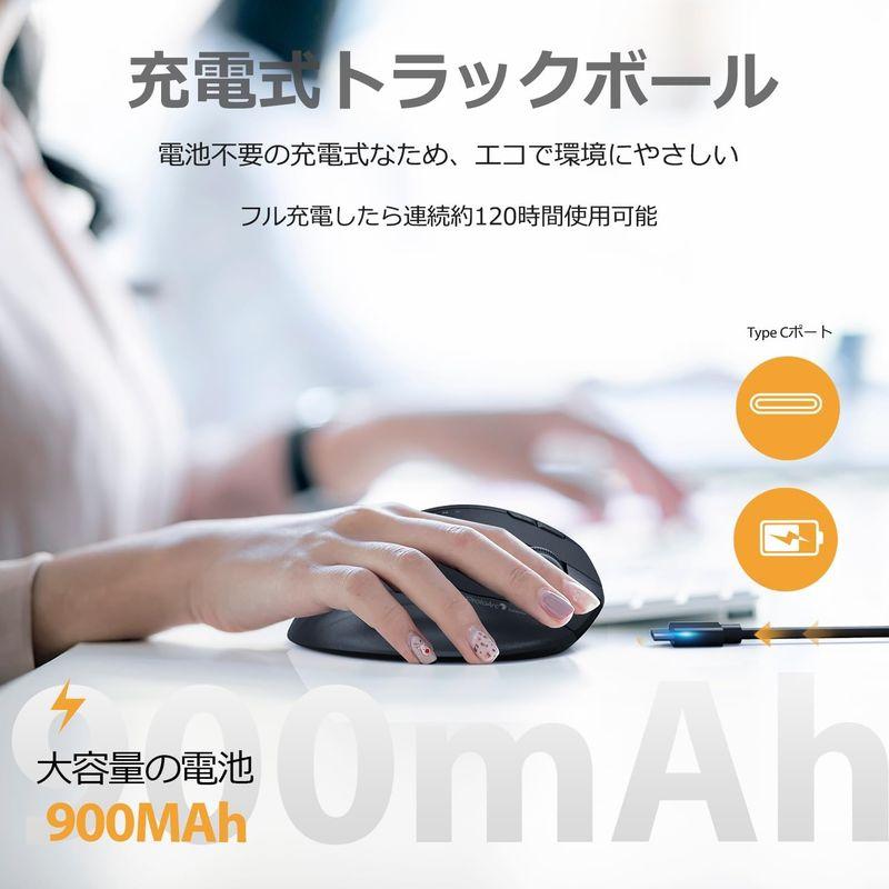 ProtoArc トラックボールマウス RGBライト付き 2.4GとBluetooth両対応 ワイヤレスマウス 3段階調節DPI 7ボタン｜savoia｜02