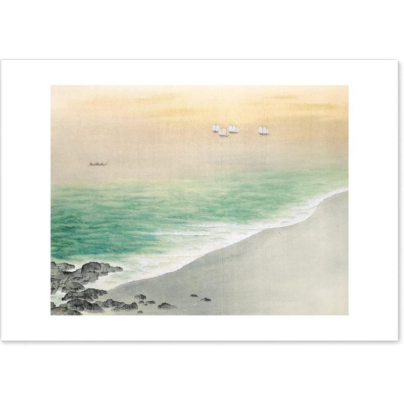 横山大観 版画 額縁 アート 曙色 海 インテリア 日本画 おうちギャラリー 横山大観先生の「曙色」版画を紹介いたします