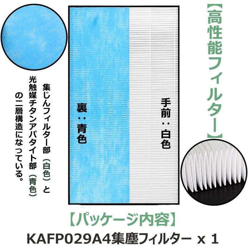 BBT 集塵フィルター 空気清浄機用フィルター KAFP029A4 脱臭 HEPA 互換品 1枚入り｜savoia｜08