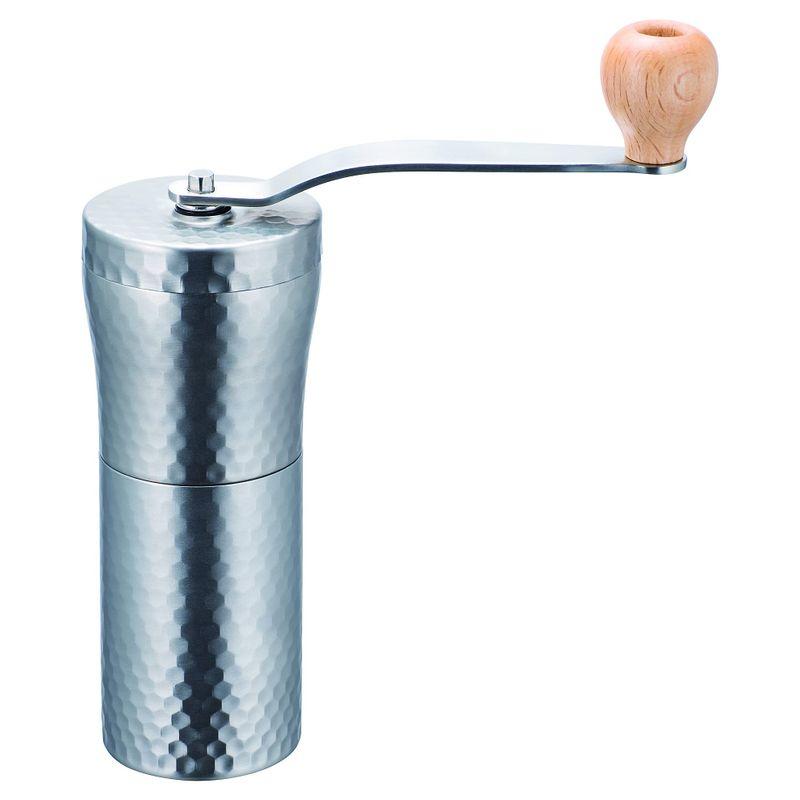 川崎合成樹脂 手挽きコーヒーミル MILLU SUSコーヒーミル 槌目 日本製 MI-031 川崎合成樹脂 手挽きコーヒーミル MILLU SUSコーヒーミル 槌目 日本製