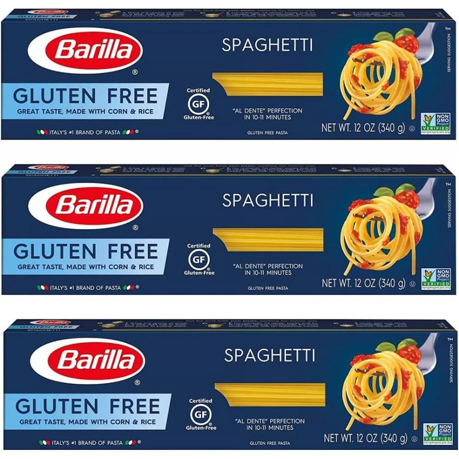 3箱セット バリラ グルテンフリー スパゲッティ（とうもろこし粉&米粉）340g Barilla Gluten Free Pasta