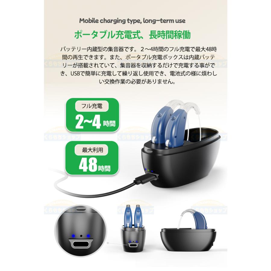 補聴器 集音器 高齢者 両耳装用集音器 音声拡張器 耳掛け 左右 補聴器 集音器 高齢者 両耳装用集音器 音声拡張器 耳掛け 左右