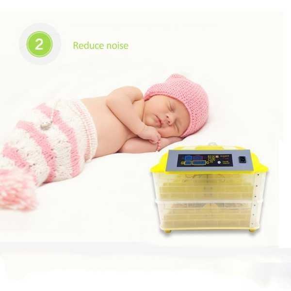 自動卵返し 孵卵器 静か ふ卵器 大容量 インキュベーター 最大96個 20-40℃ 孵化 羽化 爬虫類 カメ ブリード USプラグ 知育玩具 おすすめ 小学生 4歳 手作り 1歳 3歳 2歳 0歳 ヴァイオリン