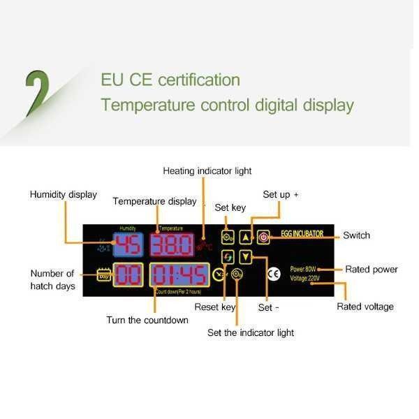 自動卵返し 孵卵器 静か ふ卵器 大容量 インキュベーター 最大96個 20-40℃ 孵化 羽化 爬虫類 カメ ブリード USプラグ 知育玩具 おすすめ 小学生 4歳 手作り 1歳 3歳 2歳 0歳 ヴァイオリン