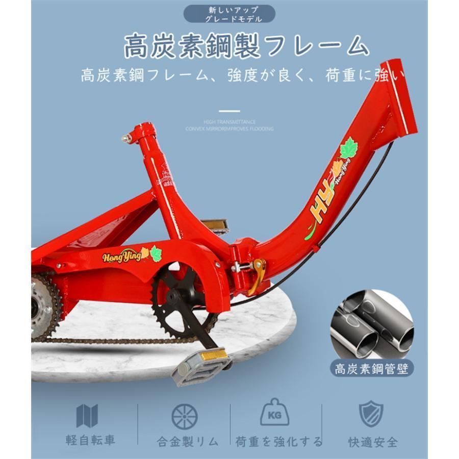 【最終値下げ】 20インチ三輪自転車 大人用 高齢者用 三輪車 座席高さ調節可能 アバスケット付き 3輪バイク 2人乗り 座席付き 背もたれ シートベルト 【RIZ2467665575】(89081円)