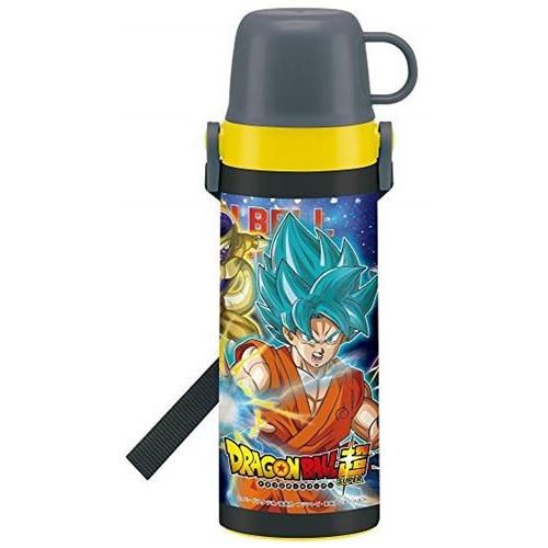ドラゴンボールZ ステンレスボトル ハンドル式 コップ付き580ml スケーター 2way中栓ステンレスボトル 600ml 子供用 超軽量 保冷 保温