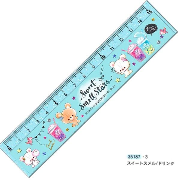 スケール クーリア くま 音符 ファンシー柄 定規 : さわだや - 通販