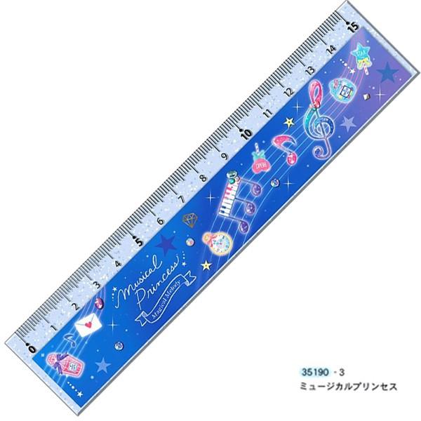 スケール クーリア くま 音符 ファンシー柄 定規 : さわだや - 通販