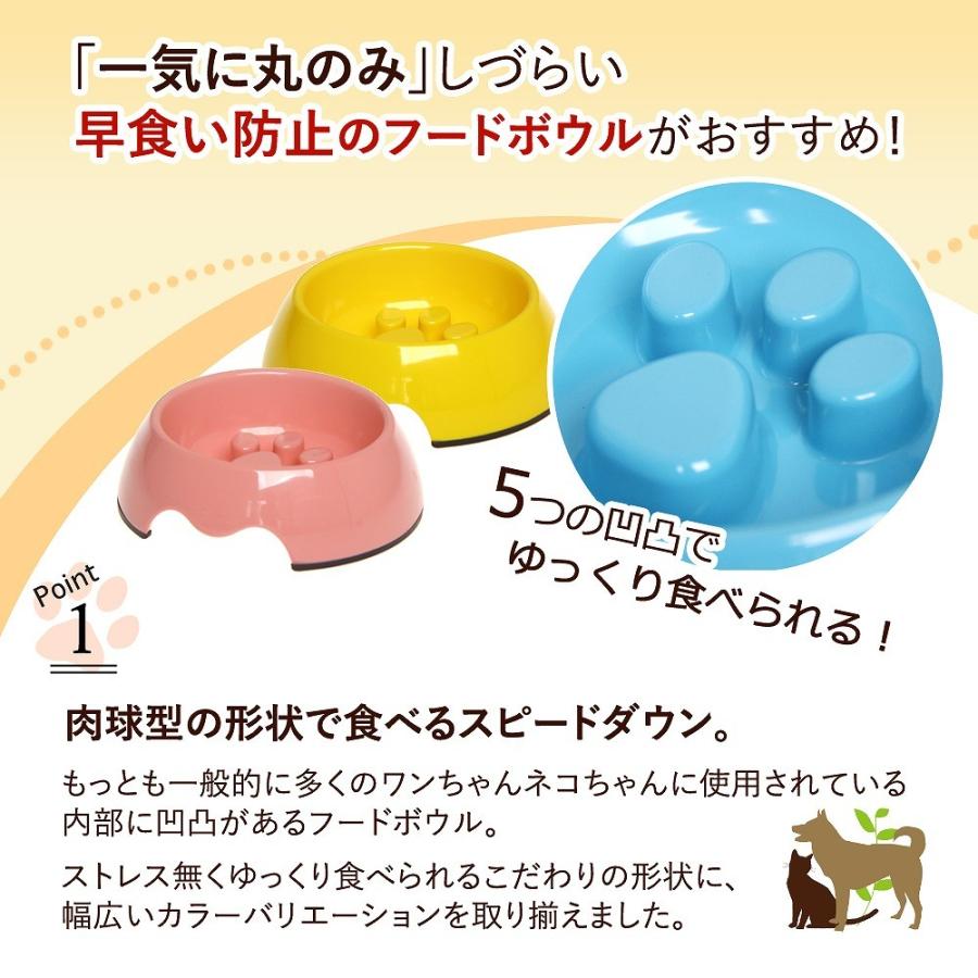 ペットフードボウル Mサイズ 犬猫兼用 早食い 丸呑み 防止 滑り止め付 食器 フードボウル 犬 猫 ストレスフリー 健康管理 Cim Pethood M エクスプレスジャパン 通販 Yahoo ショッピング