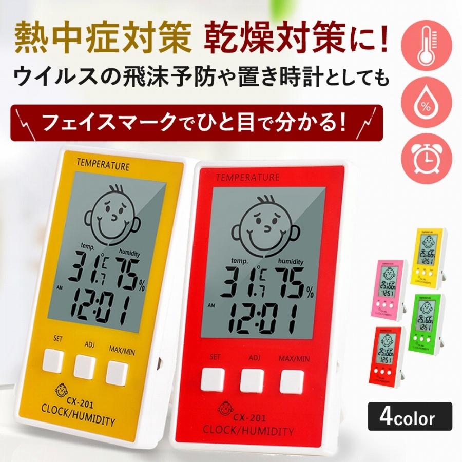 温湿度計 デジタル時計 便利 背面マグネット付 温度 湿度 アラーム付 4色 スタンド インテリア 熱中症対策 時計 置時計 かわいい Cim Thermo Hygrometer01 エクスプレスジャパン 通販 Yahoo ショッピング