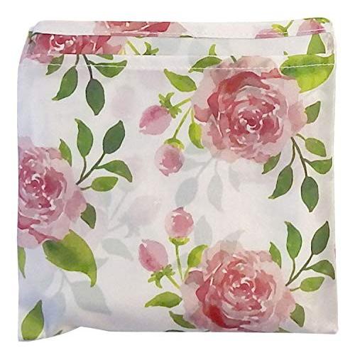 エコバッグ ピンク ローズ かわいい 折りたたんでコンパクト バラ 内側ポケット シンプル おしゃれ 花柄 Ecobag Rose Pk エクスプレスジャパン 通販 Yahoo ショッピング