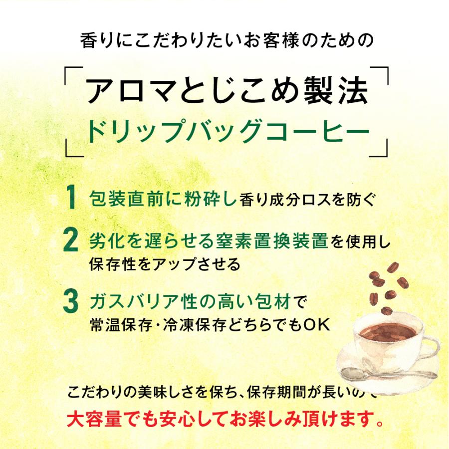 ドリップコーヒー コーヒー 福袋 珈琲 コーヒー専門店のドリップバッグ福袋 ビターゴールド100杯入り福袋 送料無料 グルメ｜sawaicoffee｜06