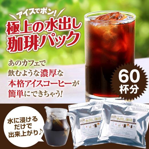アイスコーヒー 水出しコーヒー コーヒー コールドブリュー 専門店 極上 水出し珈琲 福袋（1袋10パック入り×2） グルメ 【RD】 【TS】 | 澤井珈琲