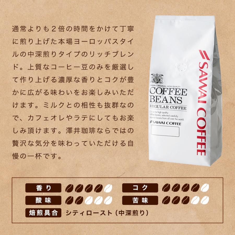 澤井珈琲 焙煎したて コーヒー 豆 粉 1.6kg お試し 160杯 リッチ