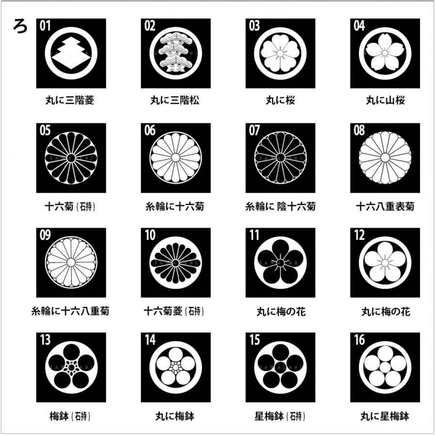 着物用家紋シール 貼り付け紋 貼り紋 貼紋 ろ 16種類 全224種類 2色 Sw Km 02 I F さわらび 通販 Yahoo ショッピング