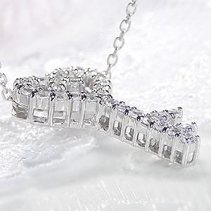 ダイヤモンドネックレス ネックレス ペンダント ダイヤモンド ハート