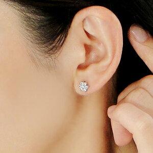 Pt900 0.5ct 7石 ダイヤモンド フラワー ピアス PT Pt プラチナ プラチナ900 プラチナピアス ピアス 人気 花 フラワー かわいい 0.5ct アトリエSAWA SAP0118の画像