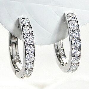 K18 WG YG PG 0.5ct ダイヤモンド フープ ピアス 18金 k18 ゴールド 豪華 ダイヤ 簡単 人気 クリスマス プレゼント 0.50ct レディース SAP0125の画像