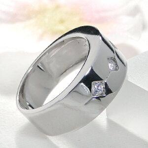 プラチナ Pt900 0.16ct ダイアモンド リング ファッション ジュエリー